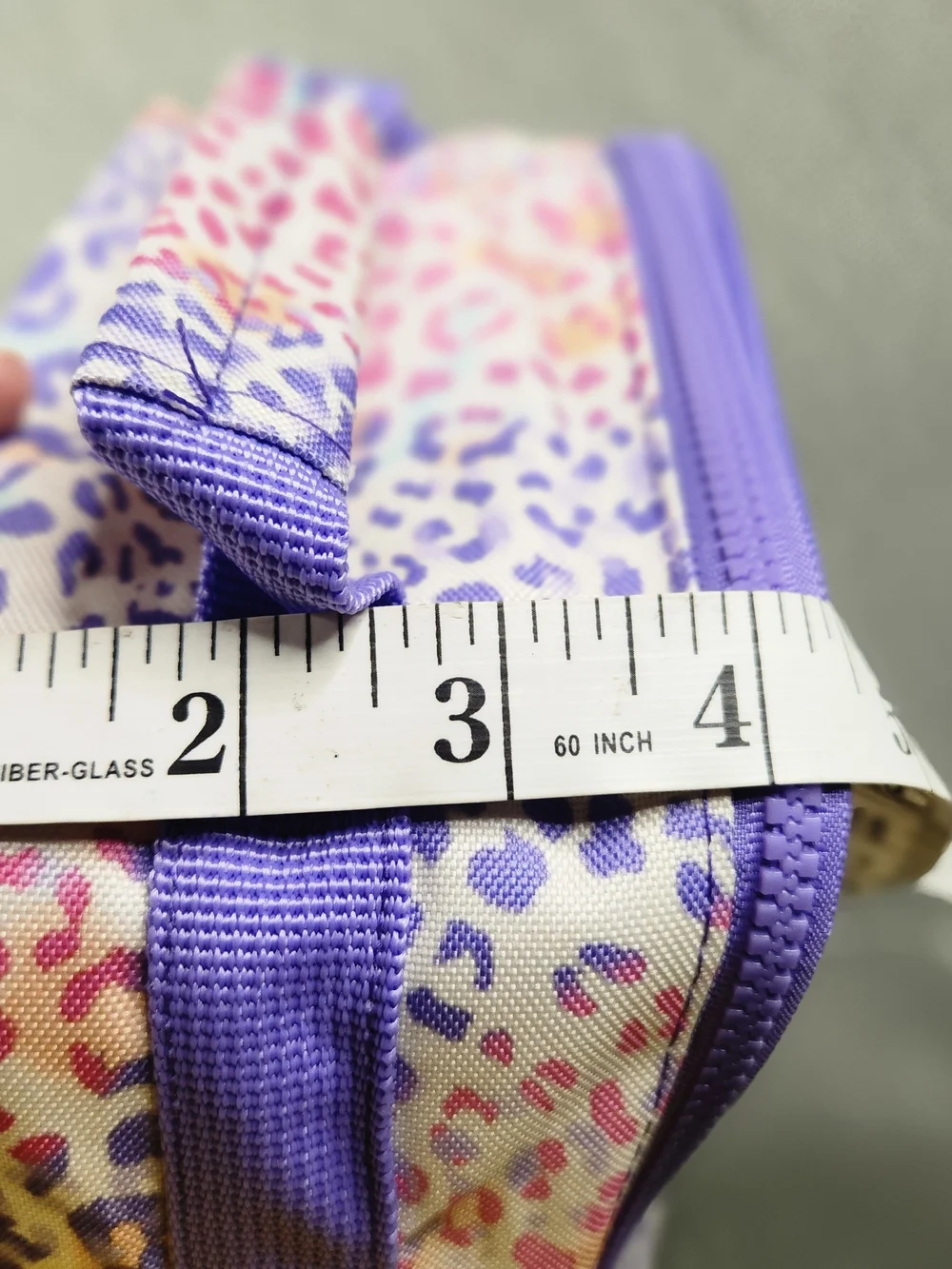 Sequin Leopard Print Kids Lunch Bag - Purple & Pink